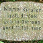 Maria Kirsten, geb. Jircak