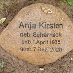 Anja Kirsten Grabstein Hamburg Ohlsdorf